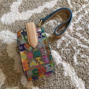 Dooney and Bourke Acrylic Pouch with Strap
